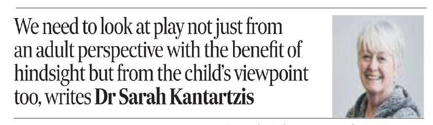 Let’s support the kind of play our children want and need – The Scotsman, April 2021